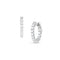 Dominique Cohen one carat huggie hoops in white gold<span class='visuallyhidden'>; shop help at 760-978-9297.</span>